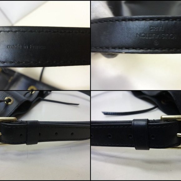 Noe Bucket & Drawstring Bag Black Epi Leather Shoulder Bag - Picture 4 of 12